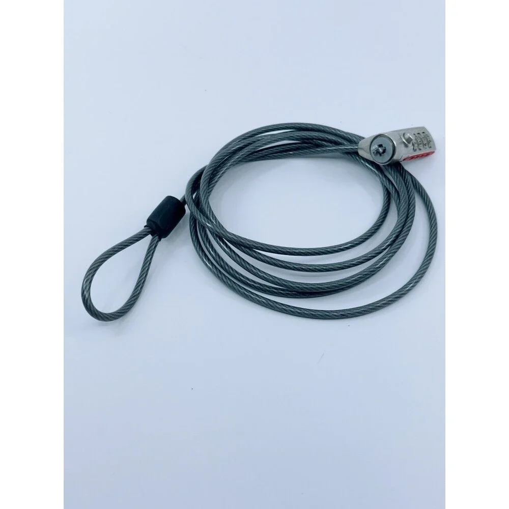 Kensington Laptop Computer MicroSaver Security Cable W/lock J76700